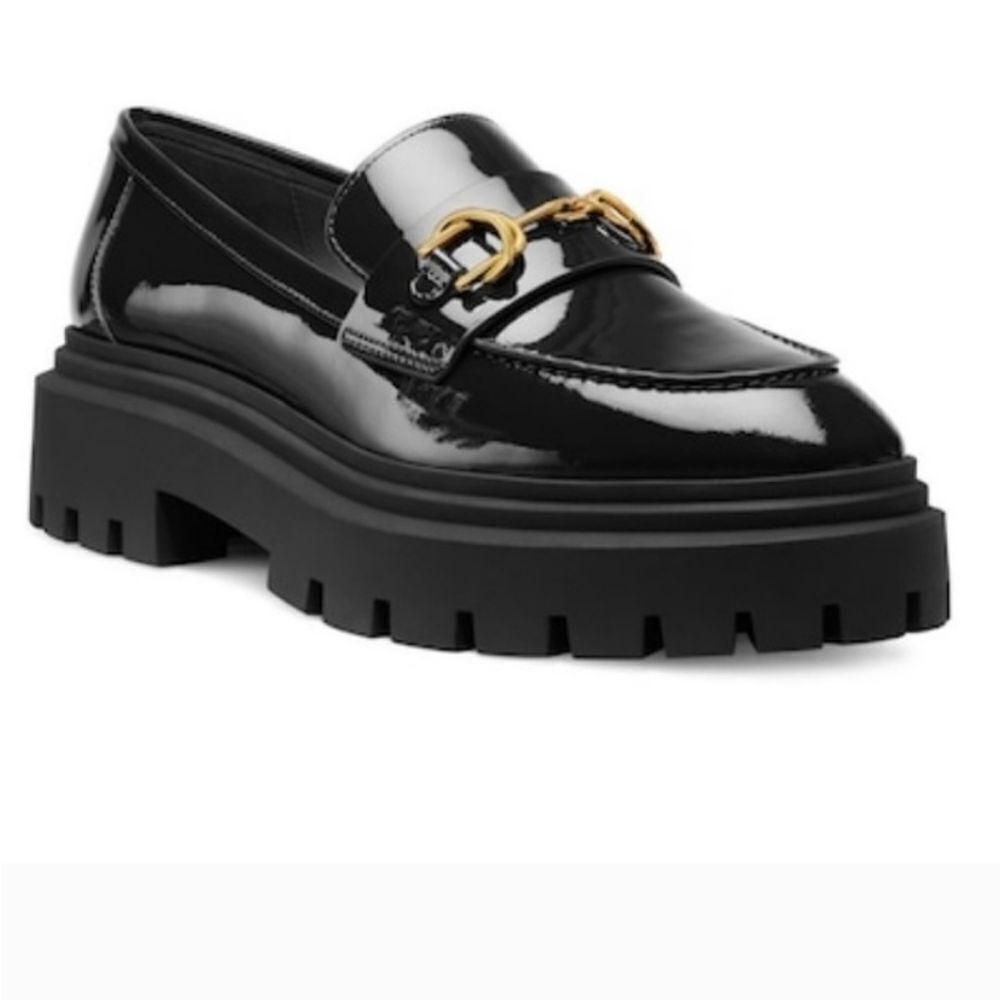 BRAND NEW STUART WEITZMAN OWEN BUCKLE ULTRA LUG PLASFORM LOAFER
